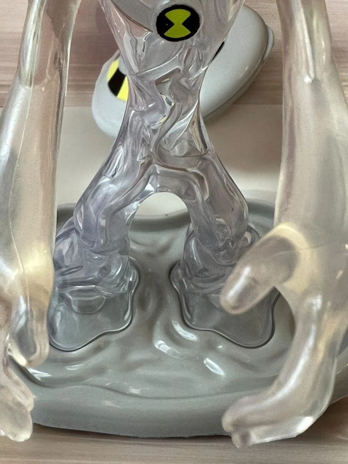 Bandai 2008 Ben 10 Alien Force Rare Deluxe Alien Goop complet avec le Glibber + socle environ 11cm - photo numéro 8