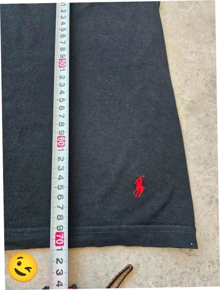 T-shirt Ralph Lauren M coupe col rond noir Homme Men tee118 - photo numéro 5