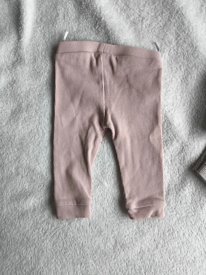 Lot legging côtelé | 2-3 mois 62 cm - photo numéro 7