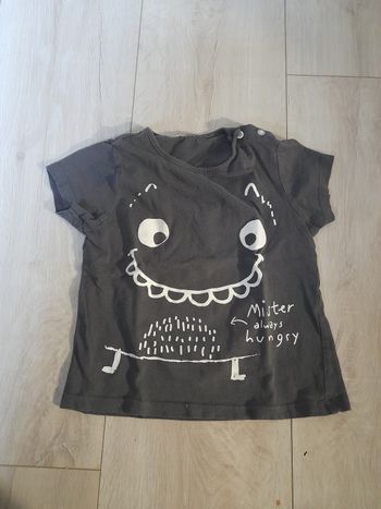 T-shirt manches courtes monstre