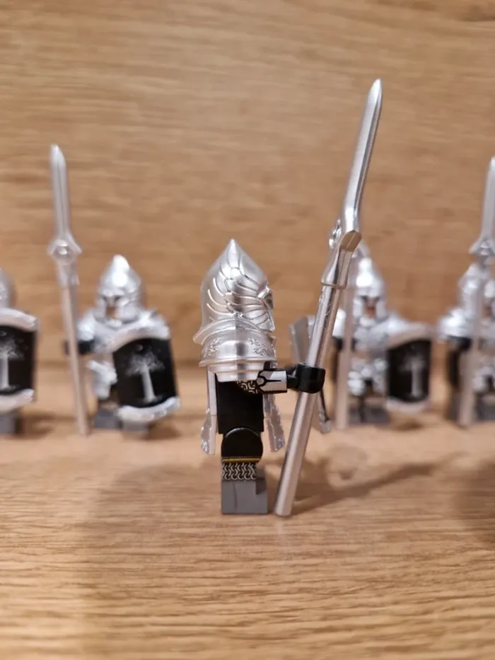 5 guerriers du gondor de minas tirith seigneur des anneaux - photo numéro 5