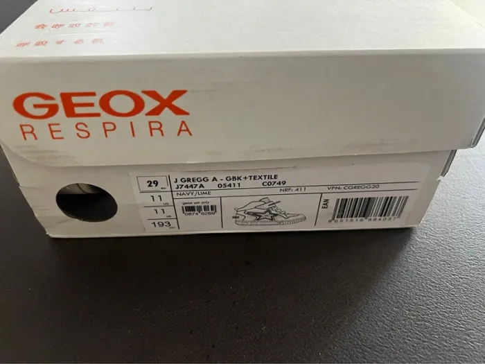 Geox J7447A- Gregg- Navy/lime- Basket montante - photo numéro 10