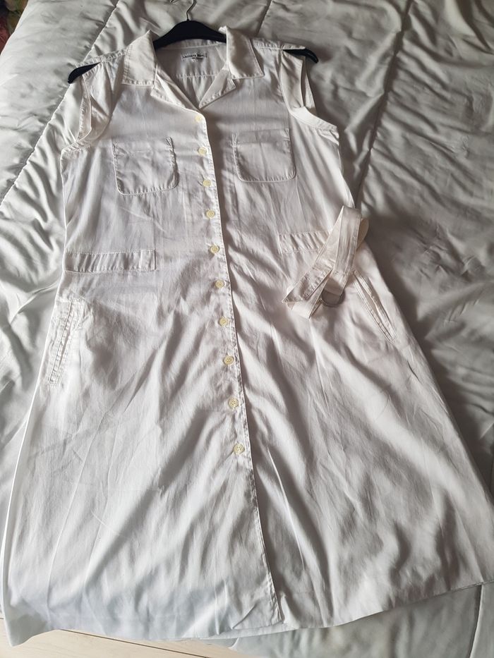 Magnifique robe blanche taille 40 Lacoste - photo numéro 2