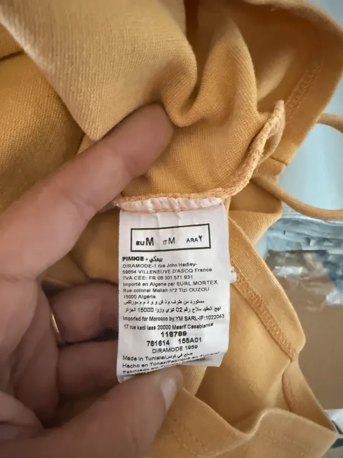 Robe longue jaune moutarde Pimkie - photo numéro 3