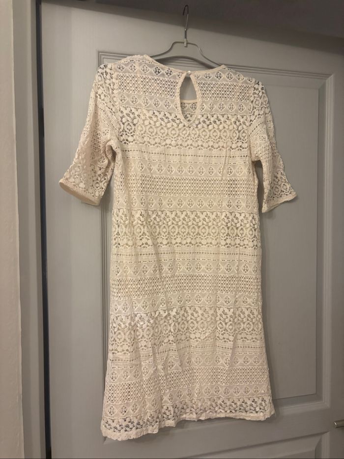 Robe en dentelle manches courtes h&m S - photo numéro 6