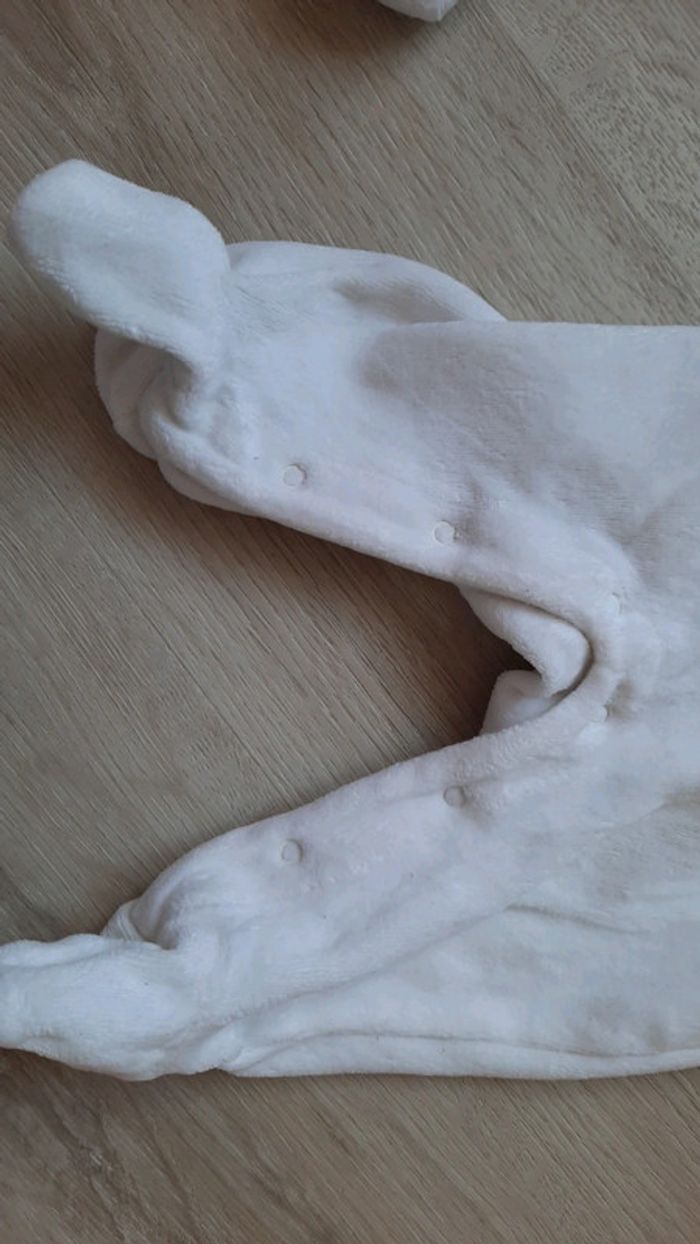 2 salopettes velours 1/3mois - photo numéro 5