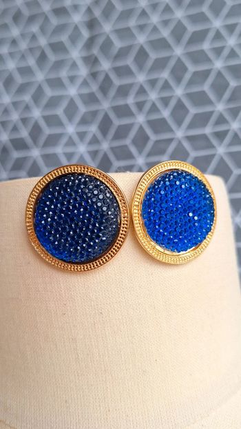 🟡 Boucles d'oreilles marine. #alexegbijoux
