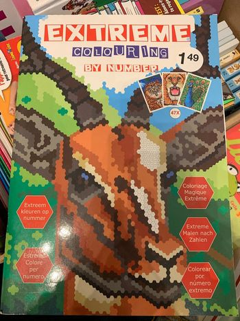 Livre de coloriage avec numéro