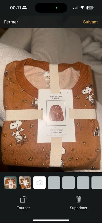 Pyjama snoopy automne Halloween american eagle
