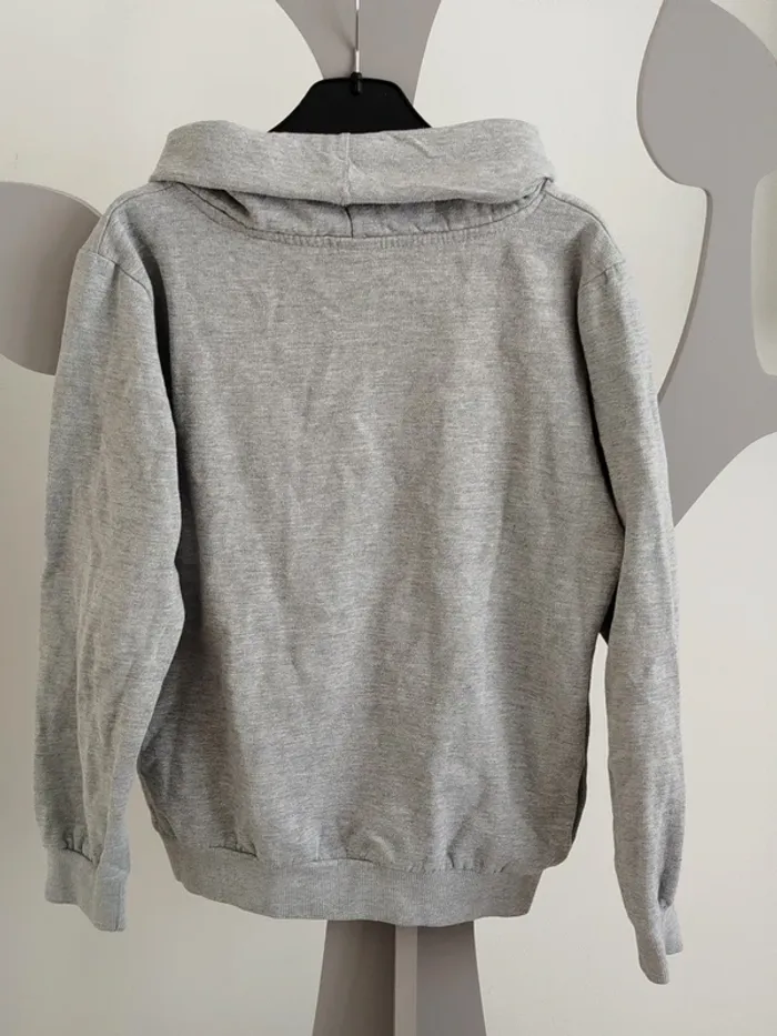 Sweat gris col roulé BKL taille 12 ans - photo numéro 2