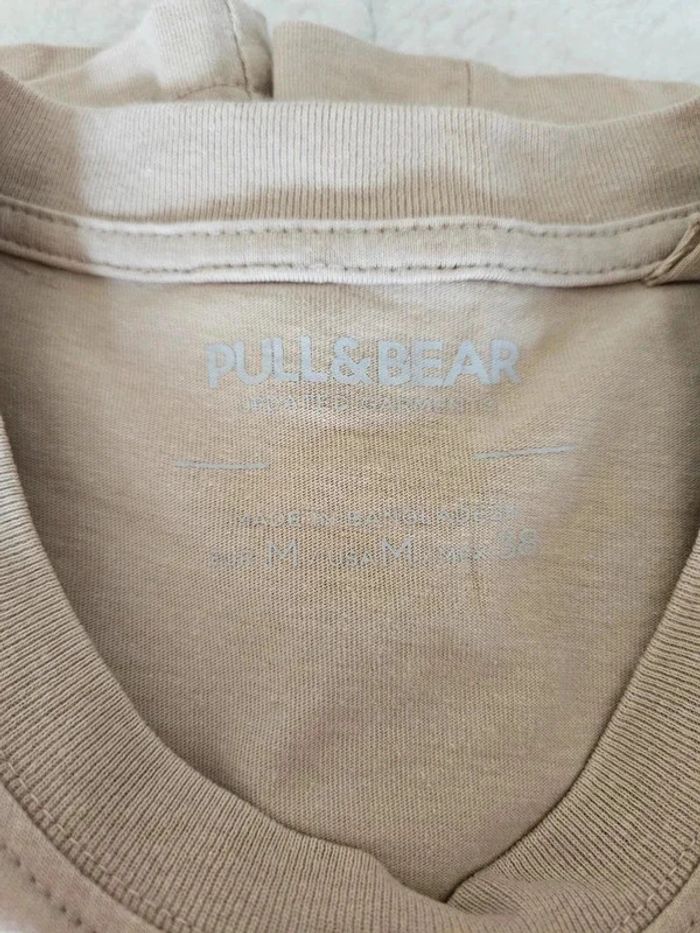 T-shirt beige - Pull & Bear - photo numéro 6