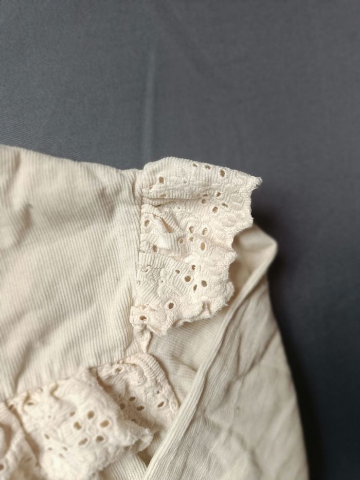Robe beige en velours 💕 Taille 98/104 cm - photo numéro 4