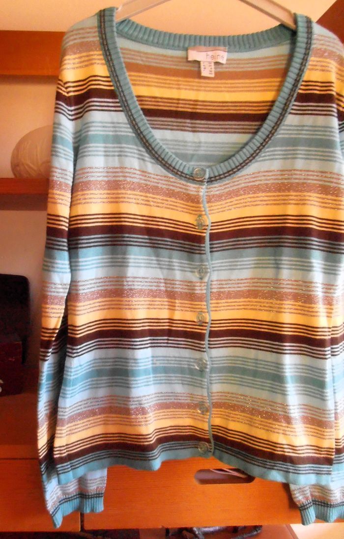 Gilet femme, Heine, taille S 36, cardigan - photo numéro 4