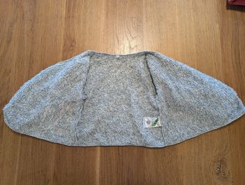 Veste chaude cache cœur 2 ans grise