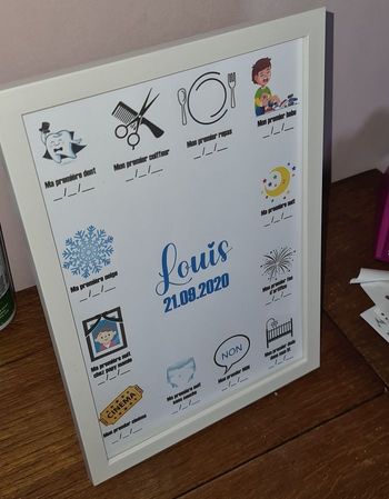 Affiche enfants naissance
