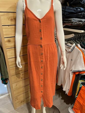 Robe longue à bretelles