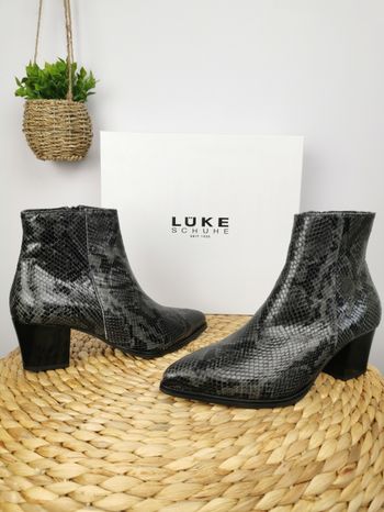 Bottines en cuir Imprimé Python Lüke Schuhe Pointure 40