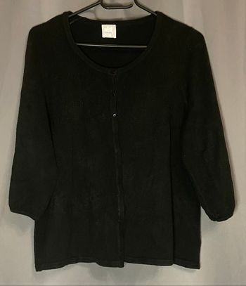 Gilet noir »Camaïeu »manches 3/4