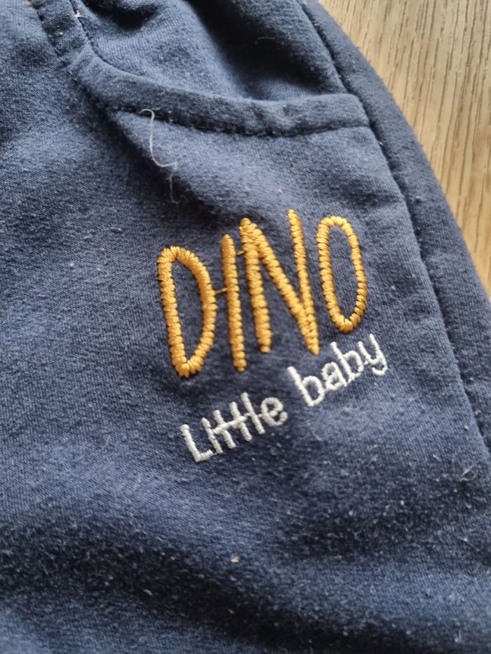 Bas de jogging bleu "Dino Little Baby" - 18 mois - photo numéro 2