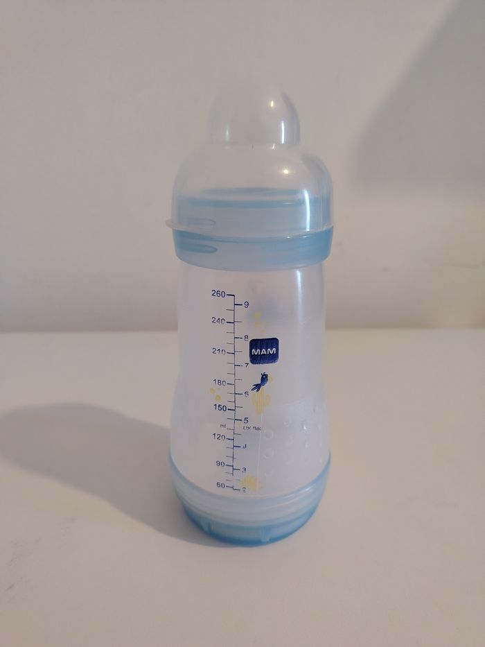 Lot de 3 biberons sans tétines 260 ml anti colique MAM - photo numéro 6