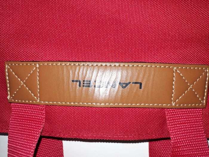 Sac à main / cabas lancel rouge - photo numéro 3