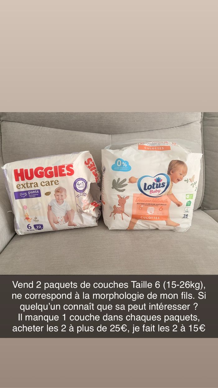 Couches culottes