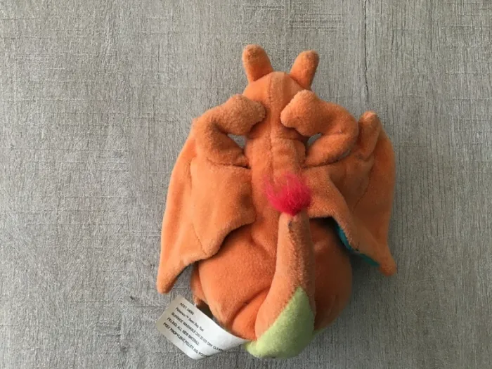 Vintage 1995 peluche pokemon dracaufeu - photo numéro 2