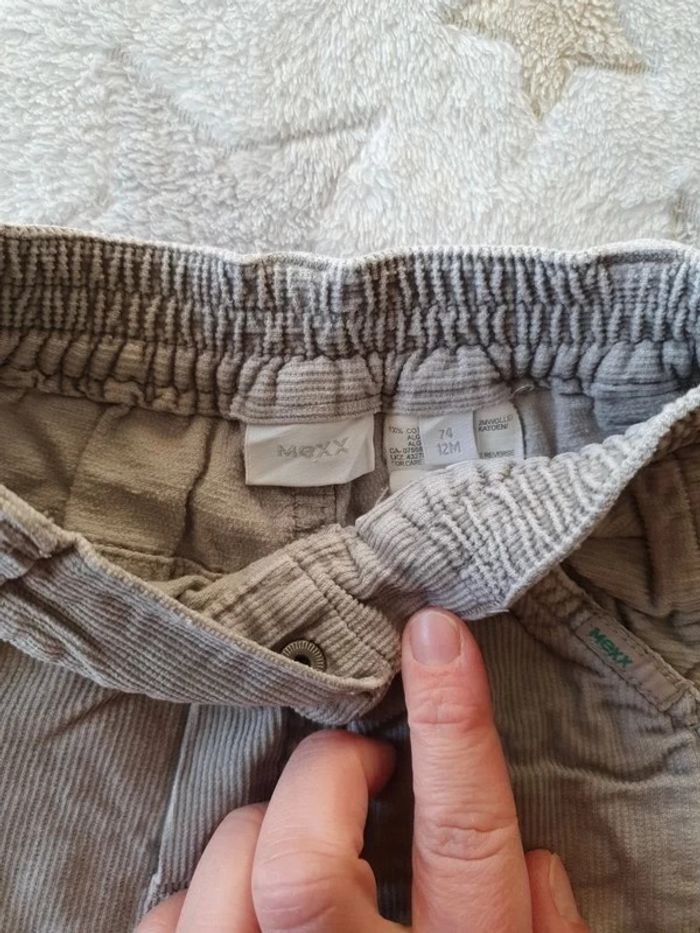 Pantalon velours gris - photo numéro 2