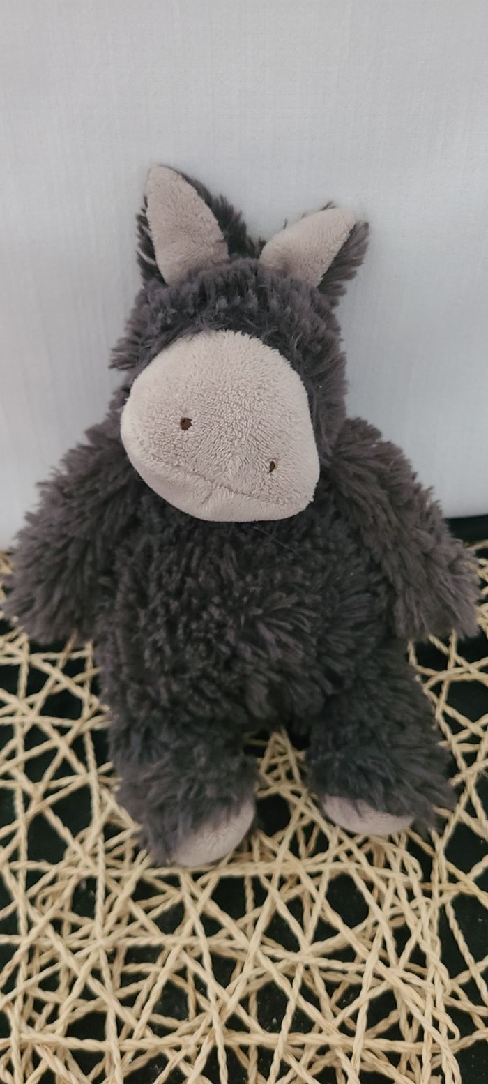 Peluche Ane MOULIN ROTY Les Tout Doux Vite un câlin Gris - photo numéro 2