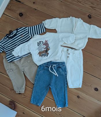 Lit vêtements bébé garçon 6mois