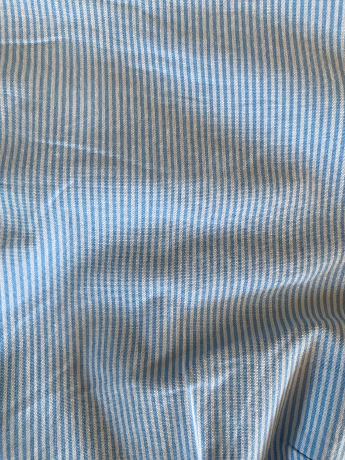 Chemise Kiabi blanche et bleue à rayures taille 40 - photo numéro 10