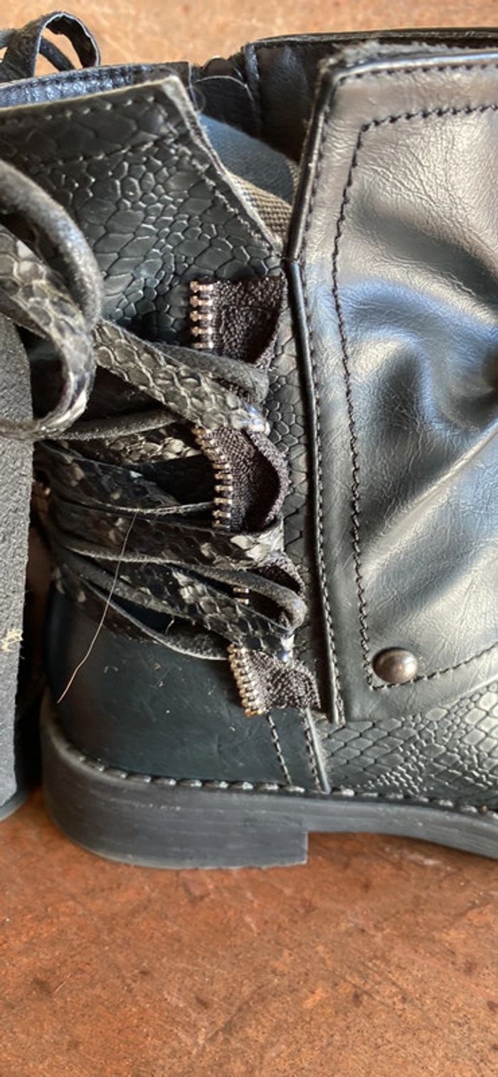 Bottines à lacets - photo numéro 4