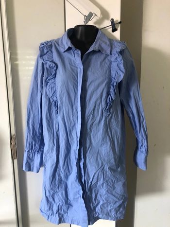 Chemise longue légère / tunique . Taille 38 .