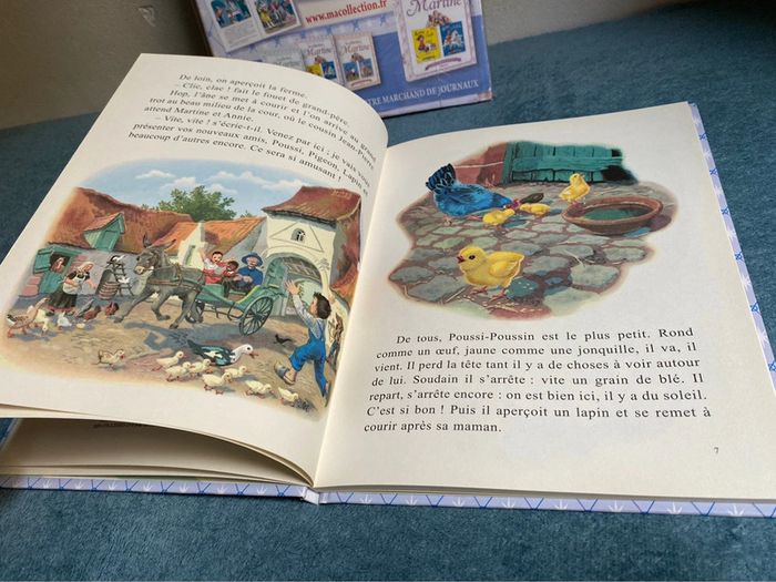 Lot de 2 livres de la collection Martine n°1 et 2. À la mer, au cirque, à la ferme et en voyage - photo numéro 11