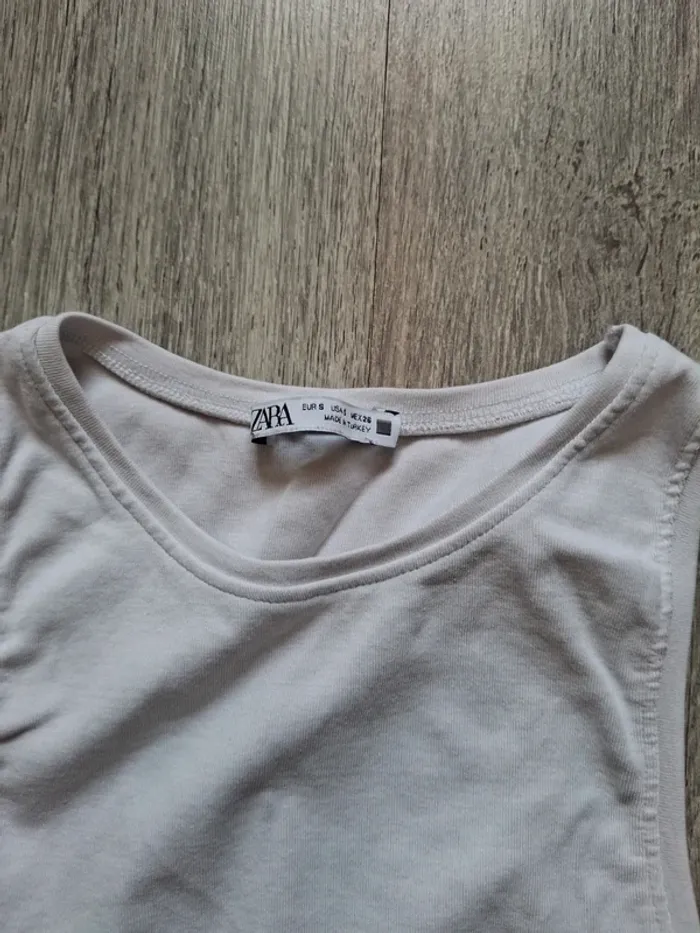 Débardeur Blanc Croc Top - photo numéro 3