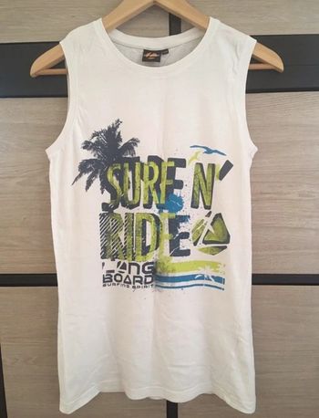 T-shirt Longboard surfing Spirit Taille 14 ans