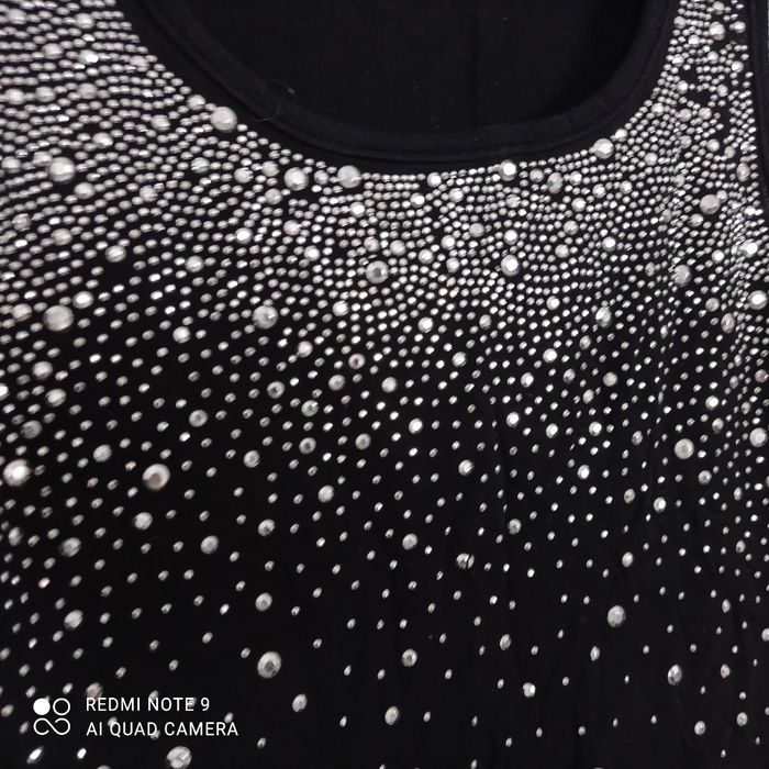 Débardeur noir à strass t36/38 - photo numéro 7