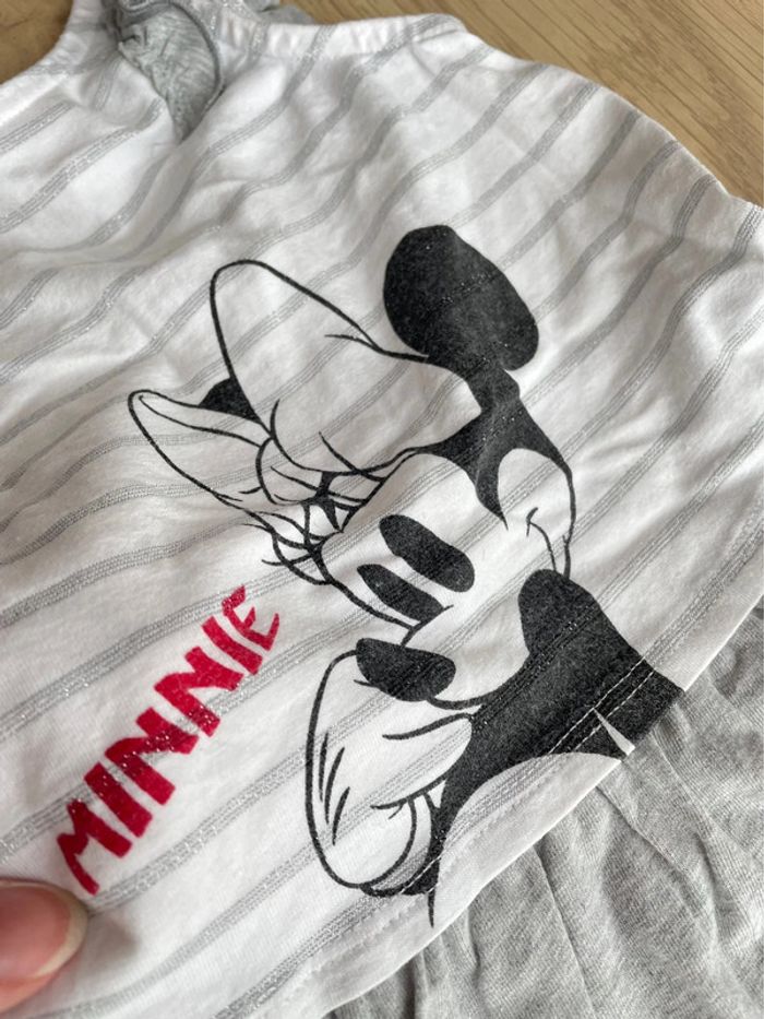 Robe Disney Minnie bébé fille 12 mois marinière - photo numéro 2