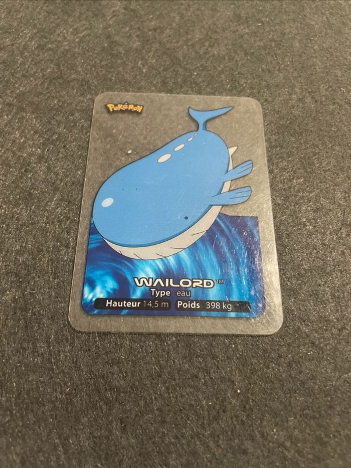 Carte Pokémon Lamincards Wailord 081 Français 2006