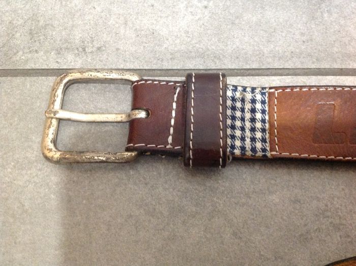 Ceinture homme en cuir marron vintage Levis - photo numéro 5