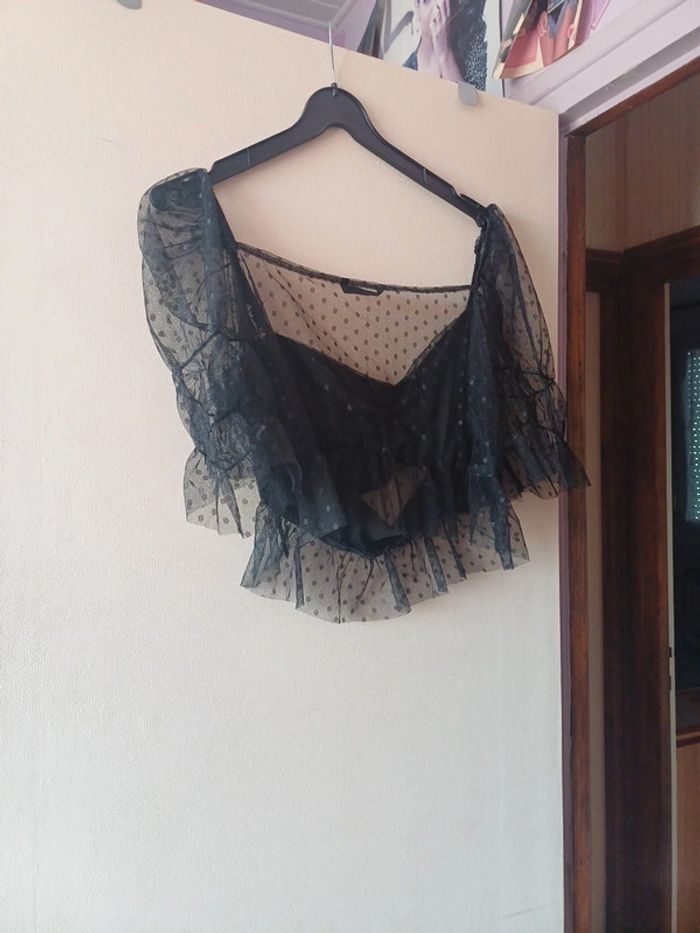 Crop top dentelle shein 44 - photo numéro 3