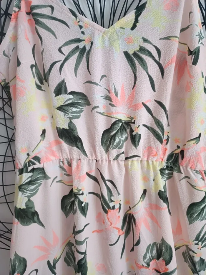 Robe longue fleurie h&m taille M - photo numéro 2