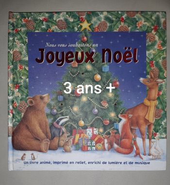 Nous vous souhaitons un joyeux Noël ! - livre avec animation pop-up - à partir de 3 ans