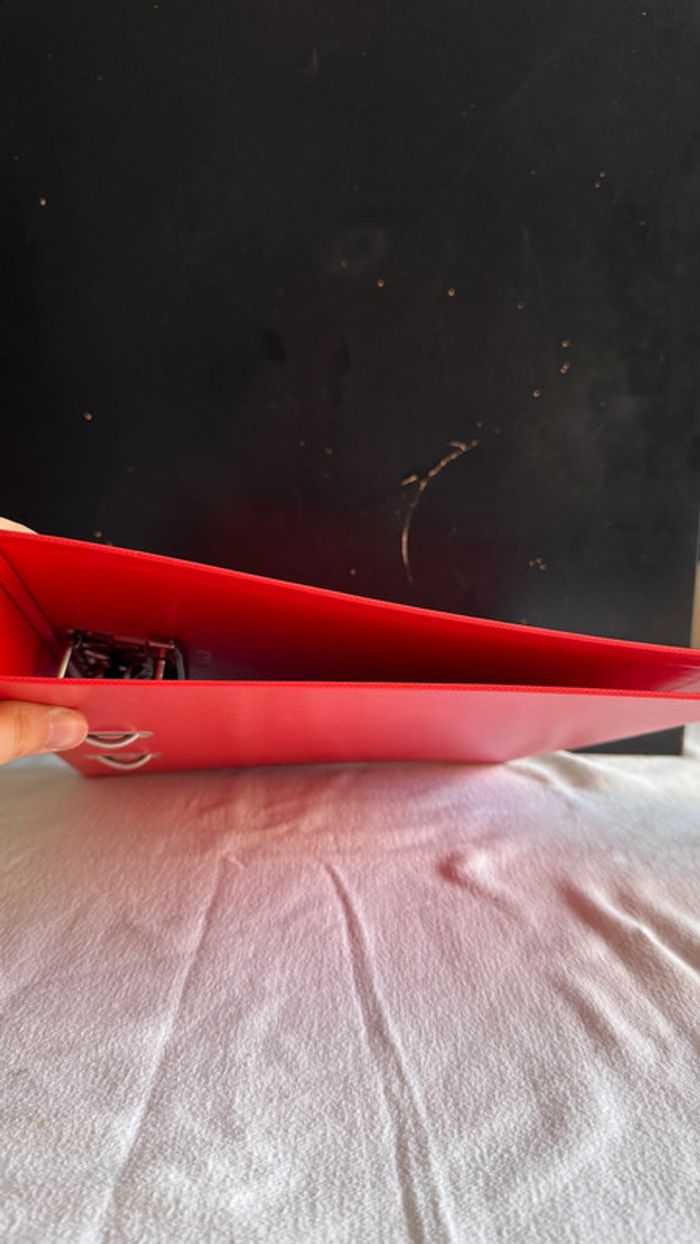Classeur à levier Esselte Rouge - photo numéro 8