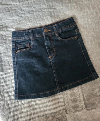 Jupe en jean bleu 5 ans