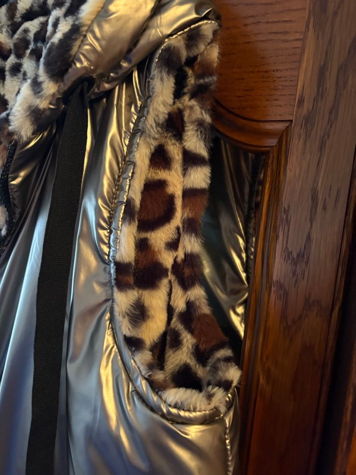 Doudoune léopard réversible sans manche - photo numéro 5