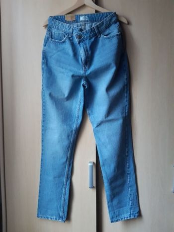 Jean mom bleu Kiabi