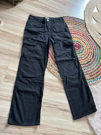 Pantalon cargo noir