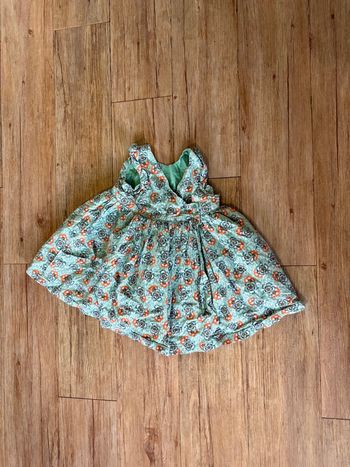 Robe dpam 86 cm motifs fleurs