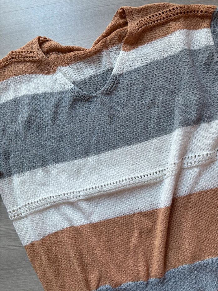 Haut t-shirt femme en maille - photo numéro 2